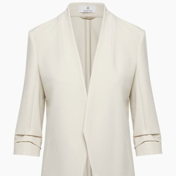 Aritzia Babaton | Power Blazer | Matte Pearl | Size 6 - Picture 1 of 4
